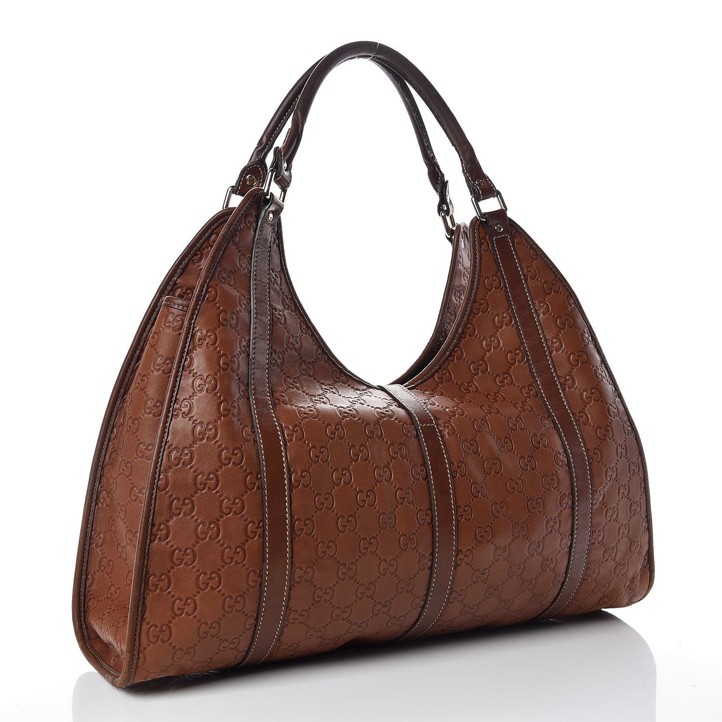 Guccissima Large Joy Shoulder Bag Brown
