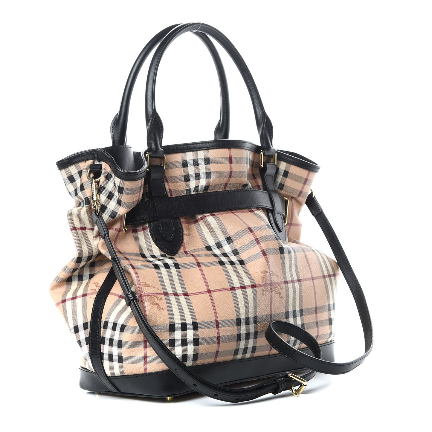 Haymarket Check Medium Golderton Tote Black