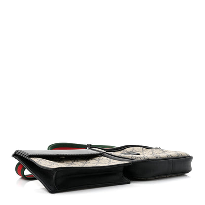 Gucci GG Supreme Monogram Web Belt Bag Black 4 of 16