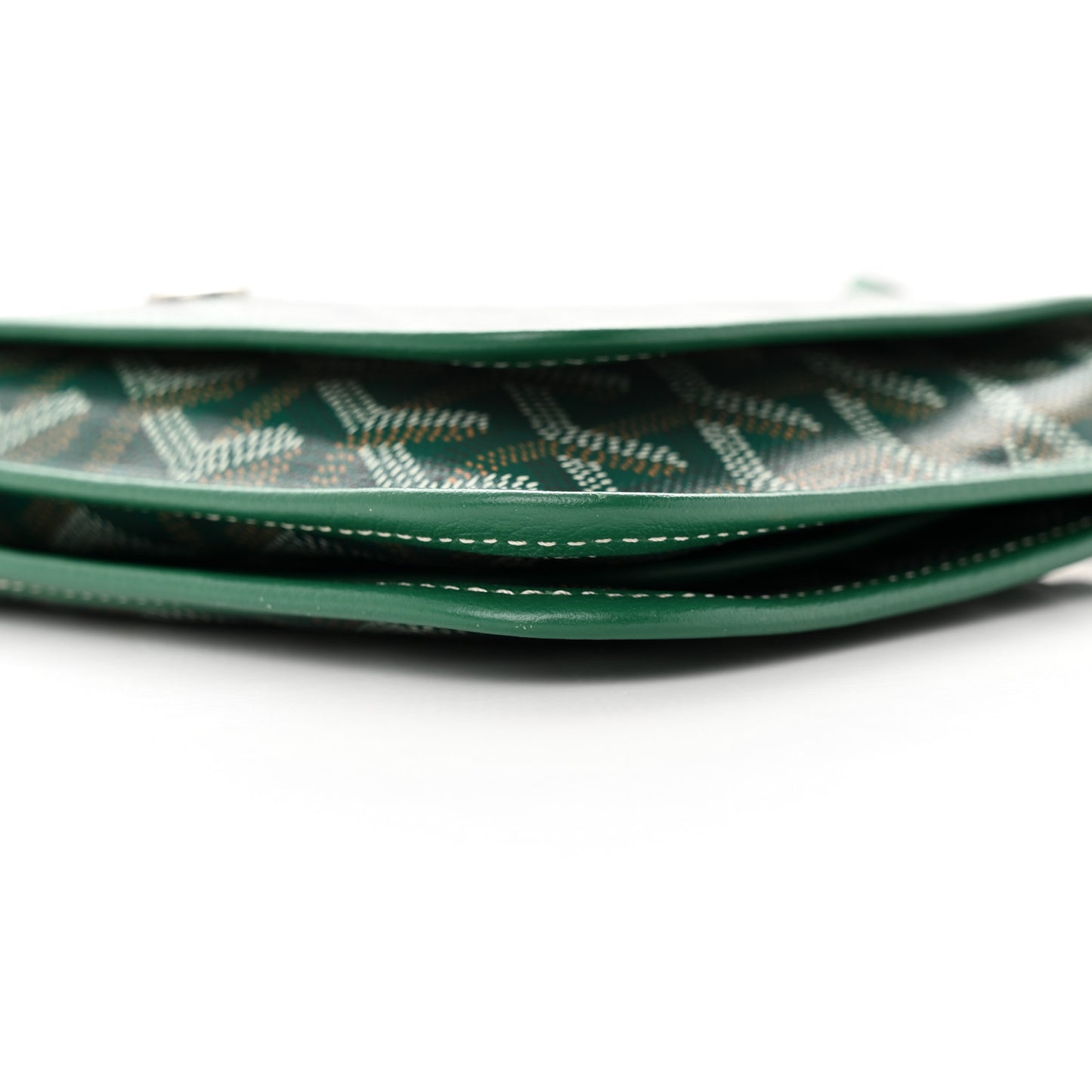 Goyardine Plumet Wallet Clutch Green