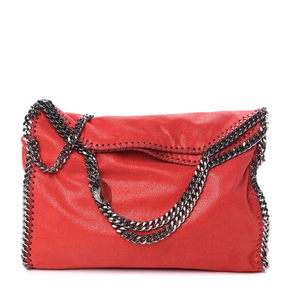 Stella McCartney Shaggy Deer Falabella Fold Over Tote Flame 1 of 11