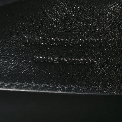 Saint Laurent Crinkled Lambskin Matelasse Monogram Baby Niki Chain Satchel Black 6 of 8