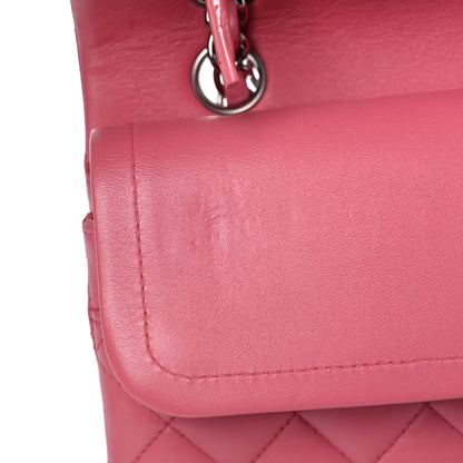Chanel Lambskin Quilted Medium Double Flap Pink 13 of 15
