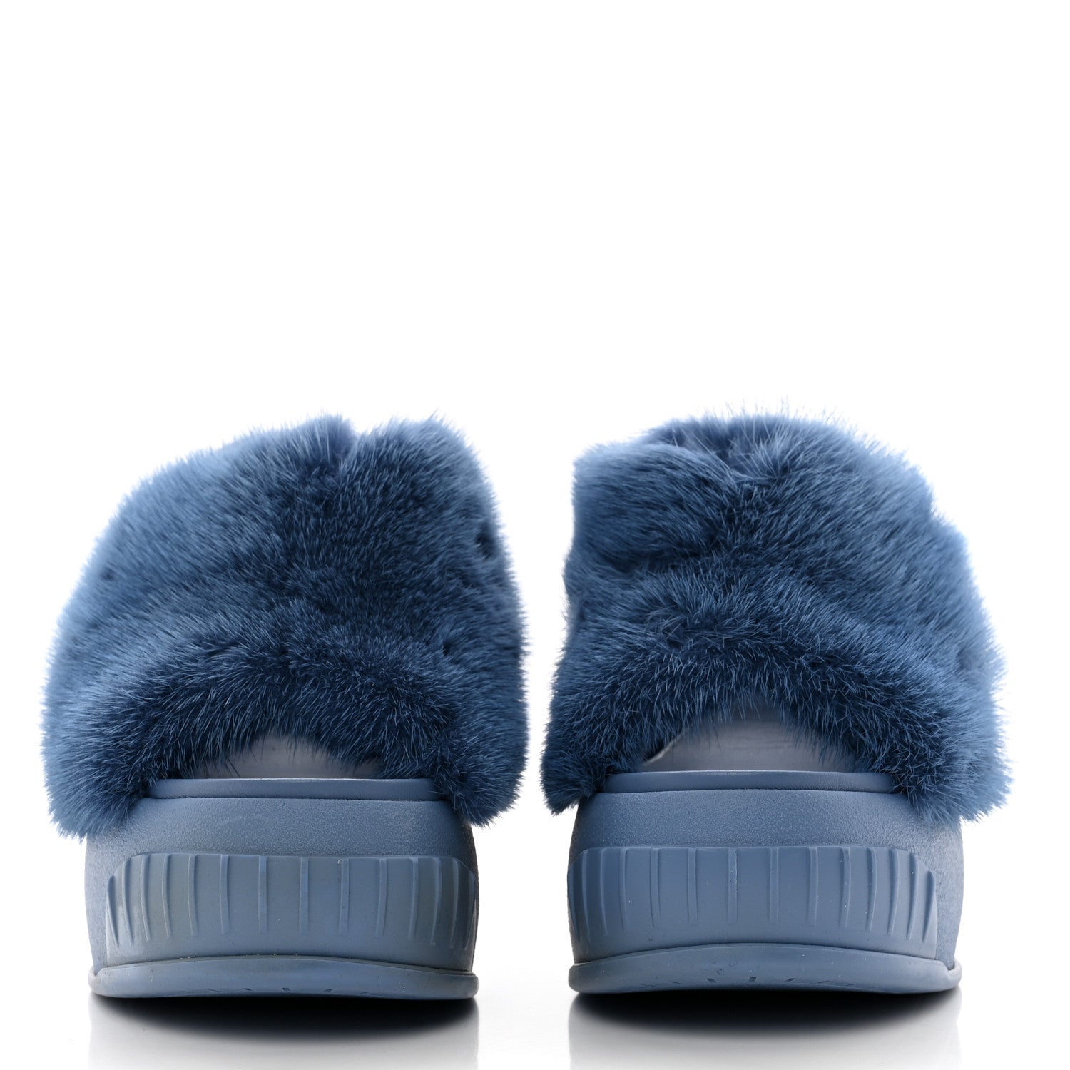 Fendi Mink Fashion Show Platform 140mm Slide Sandals 36 Perfect 2 of 7