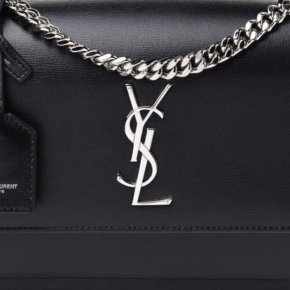 Saint Laurent Calfskin Medium Monogram Sunset Black 8 of 13