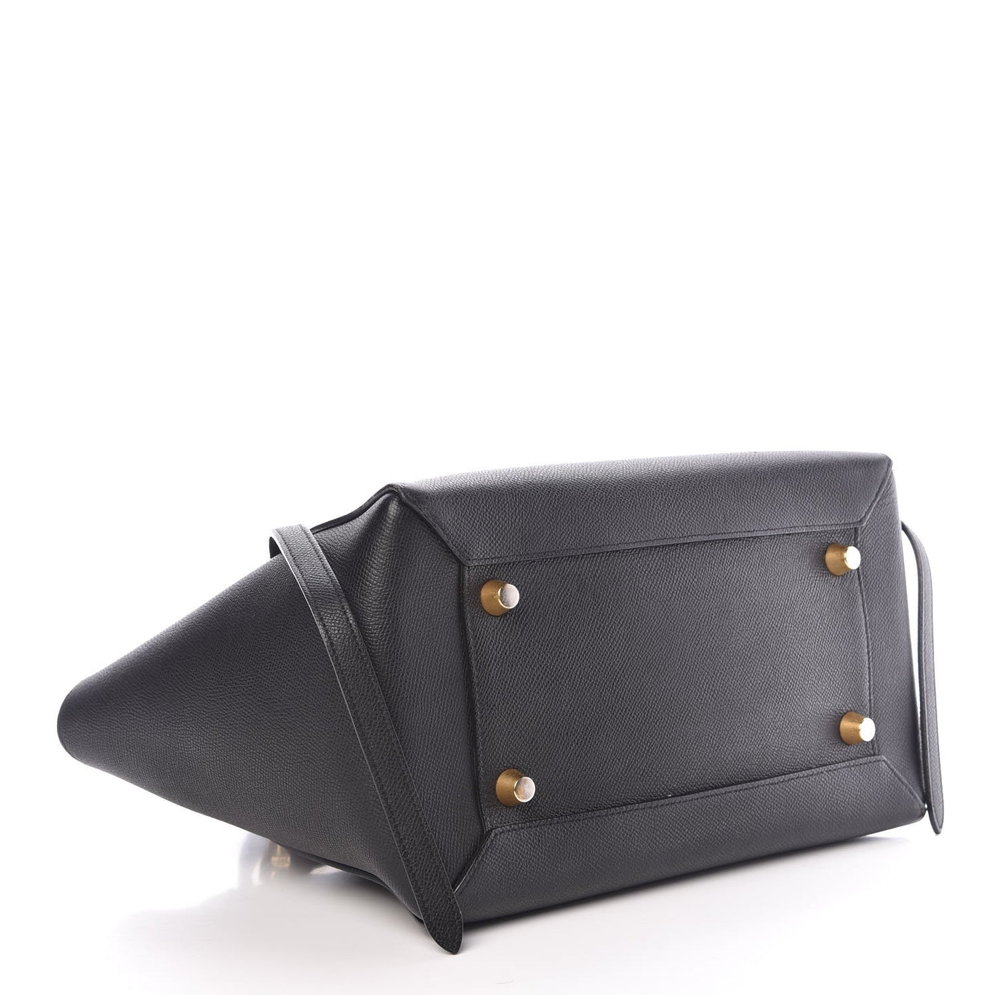 Grained Calfskin Mini Belt Bag Black