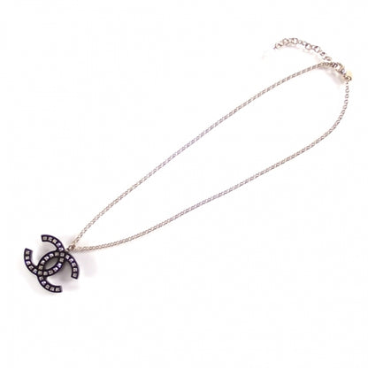 Chanel Crystal CC Necklace Gold 1 of 6