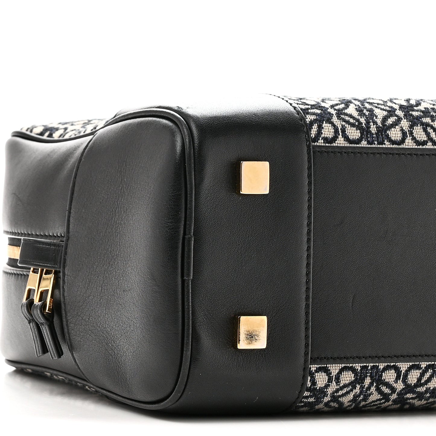 Jacquard Anagram Calfskin Amazona 28 Black Navy