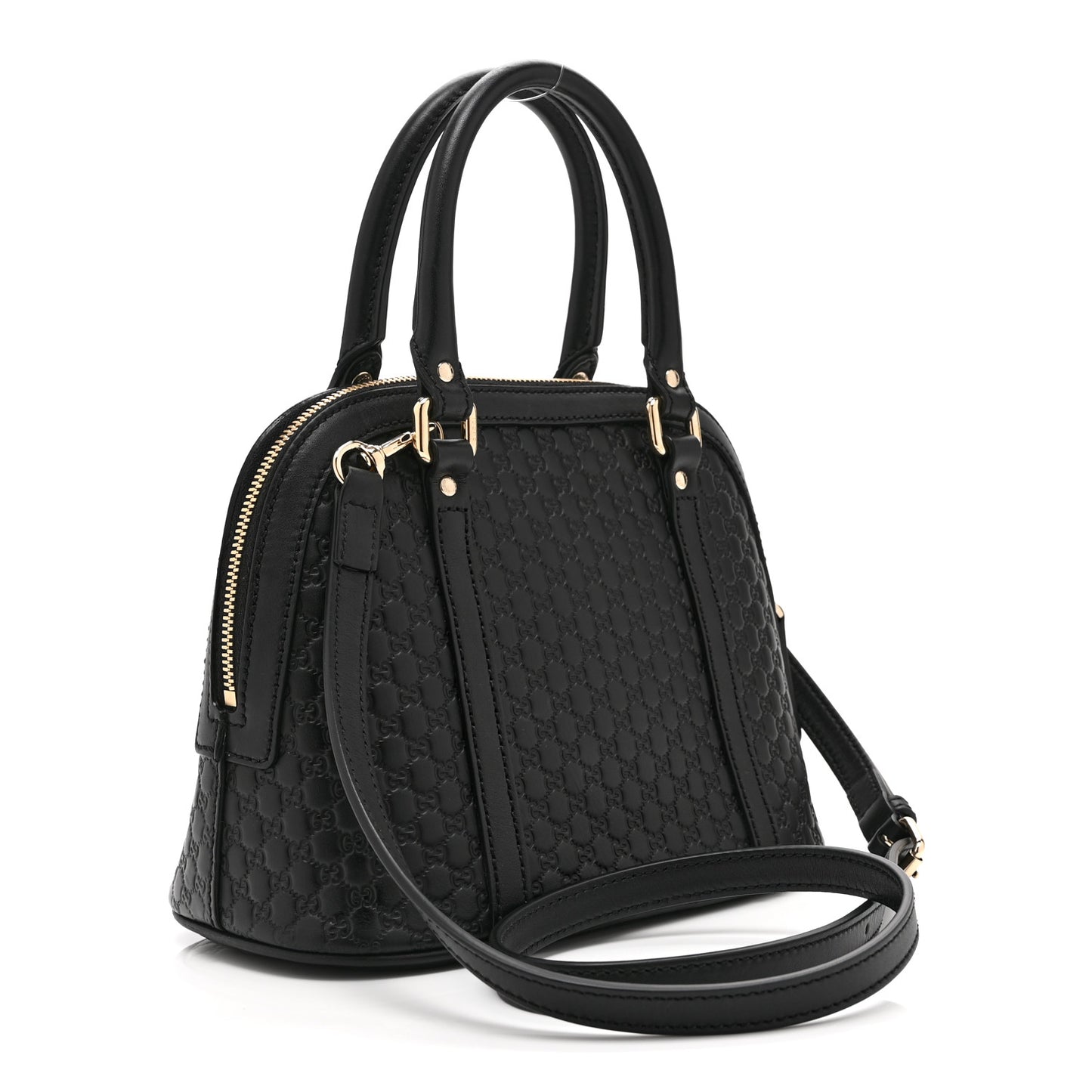 Microguccissima Mini Dome Bag Black