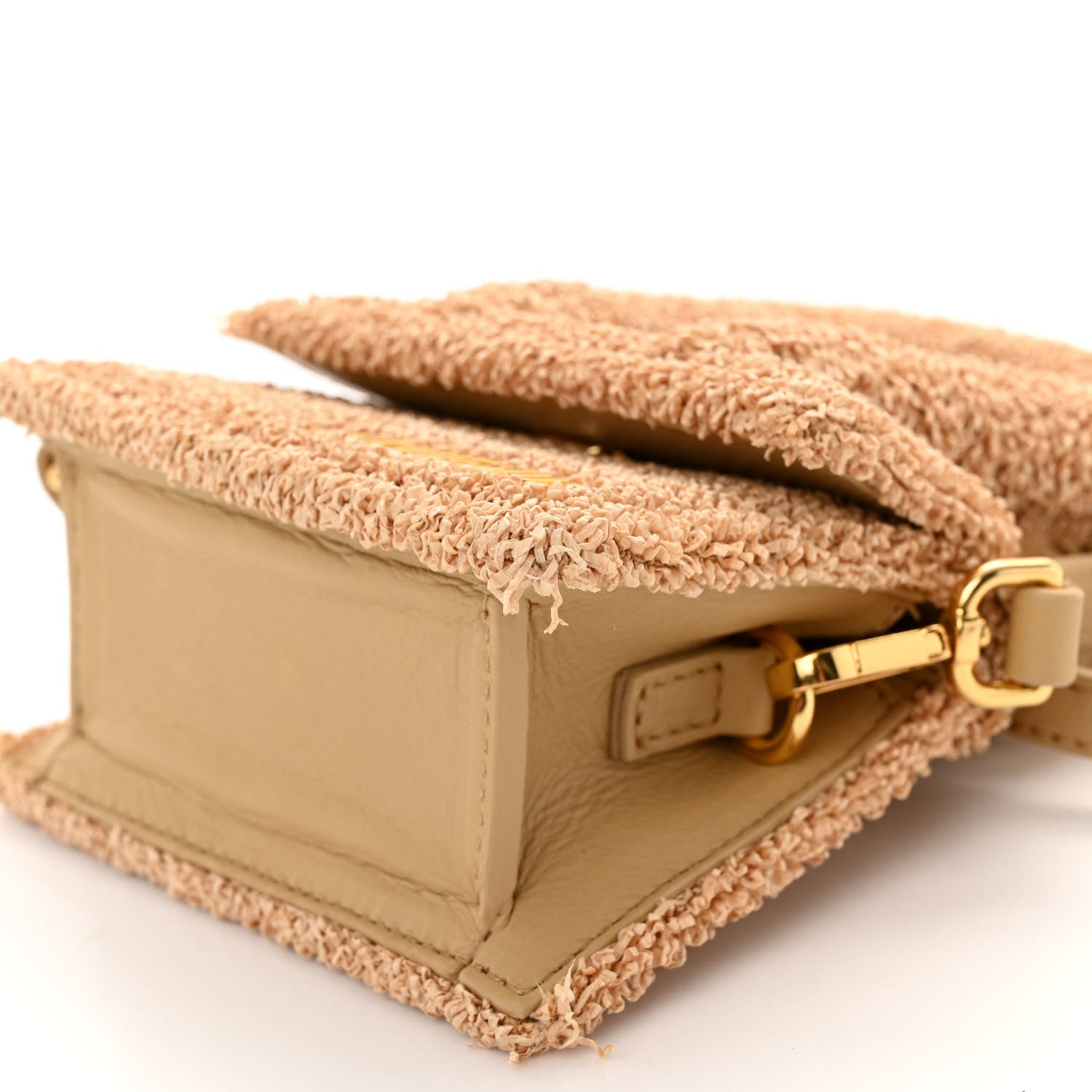 Jacquemus Raffia Calfskin Le Chiquito Beige 9 of 9