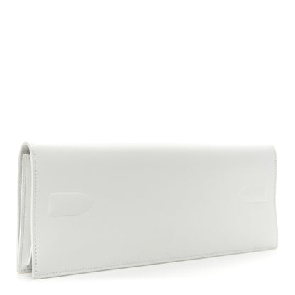 Hermes Swift Shadow Clutch 29 White 3 of 10