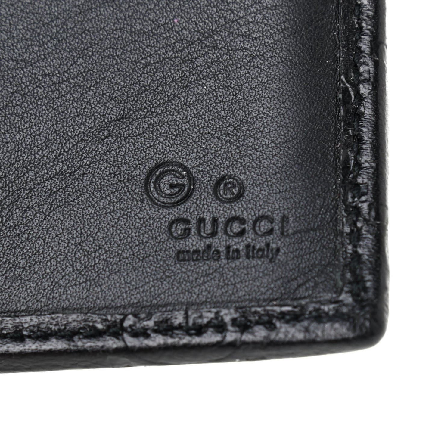 Guccissima Continental Flap Wallet Black