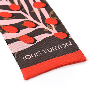 Louis Vuitton Silk Monogram Jungle Dots Bandeau Sugar Pink Poppy 4 of 4