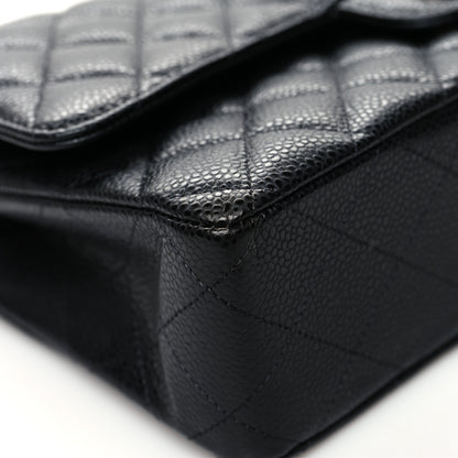Chanel Caviar Quilted Medium Double Flap Black 9 of 13