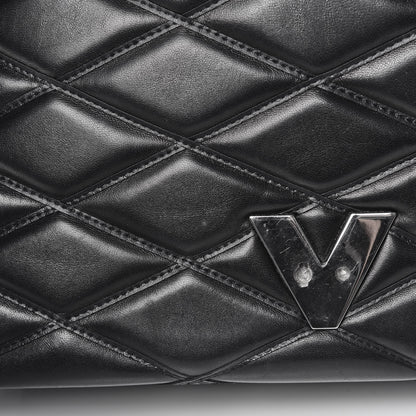 Louis Vuitton Lambskin Malletage GO-14 MM Black 15 of 20