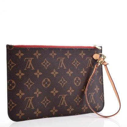 Louis Vuitton Monogram Neverfull MM GM Pochette Cherry 3 of 8