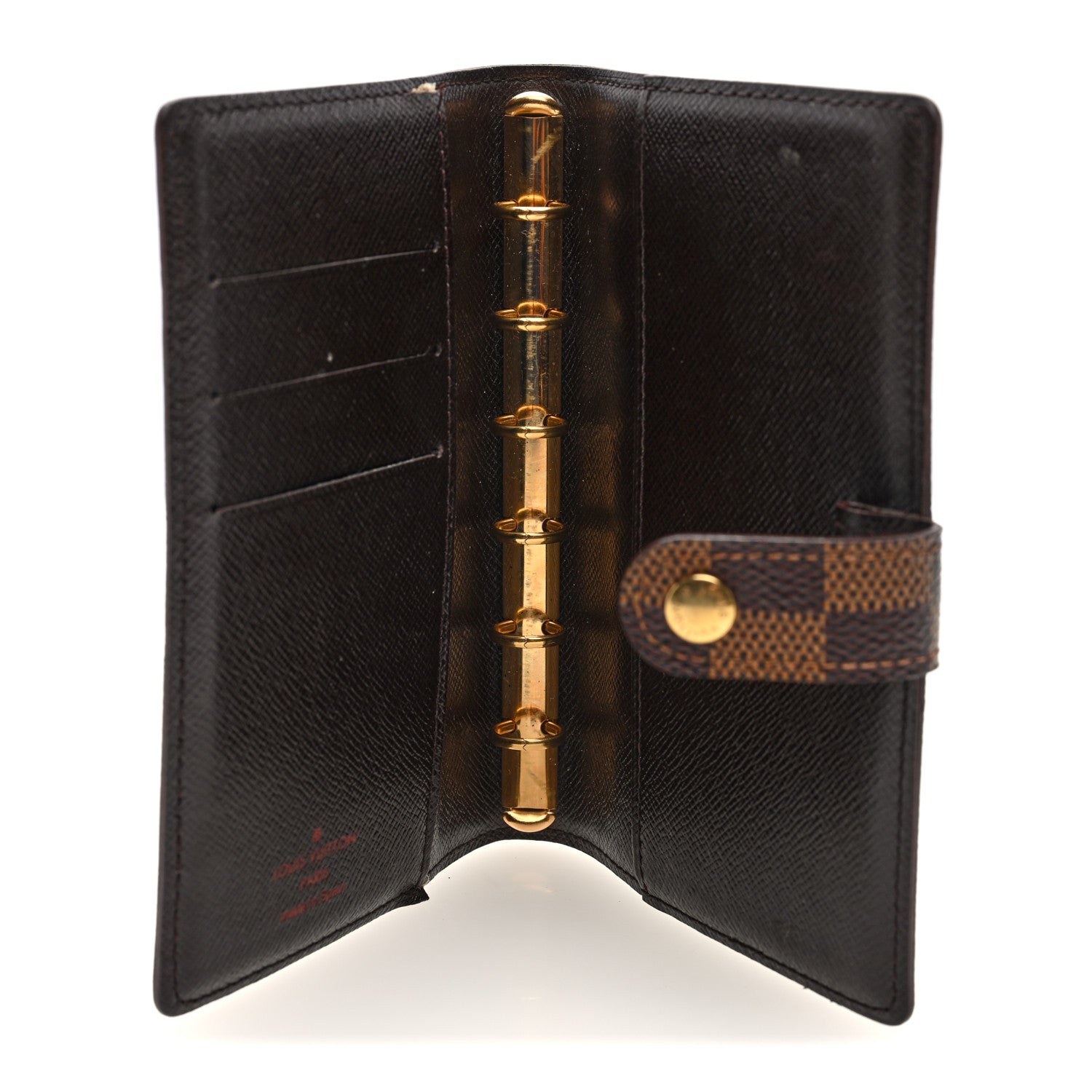 Louis Vuitton Damier Ebene Small Ring Agenda Cover 5 of 6