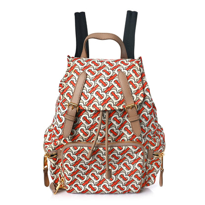 Burberry Nylon Monogram Medium Rucksack Backpack Vermillion 1 of 12