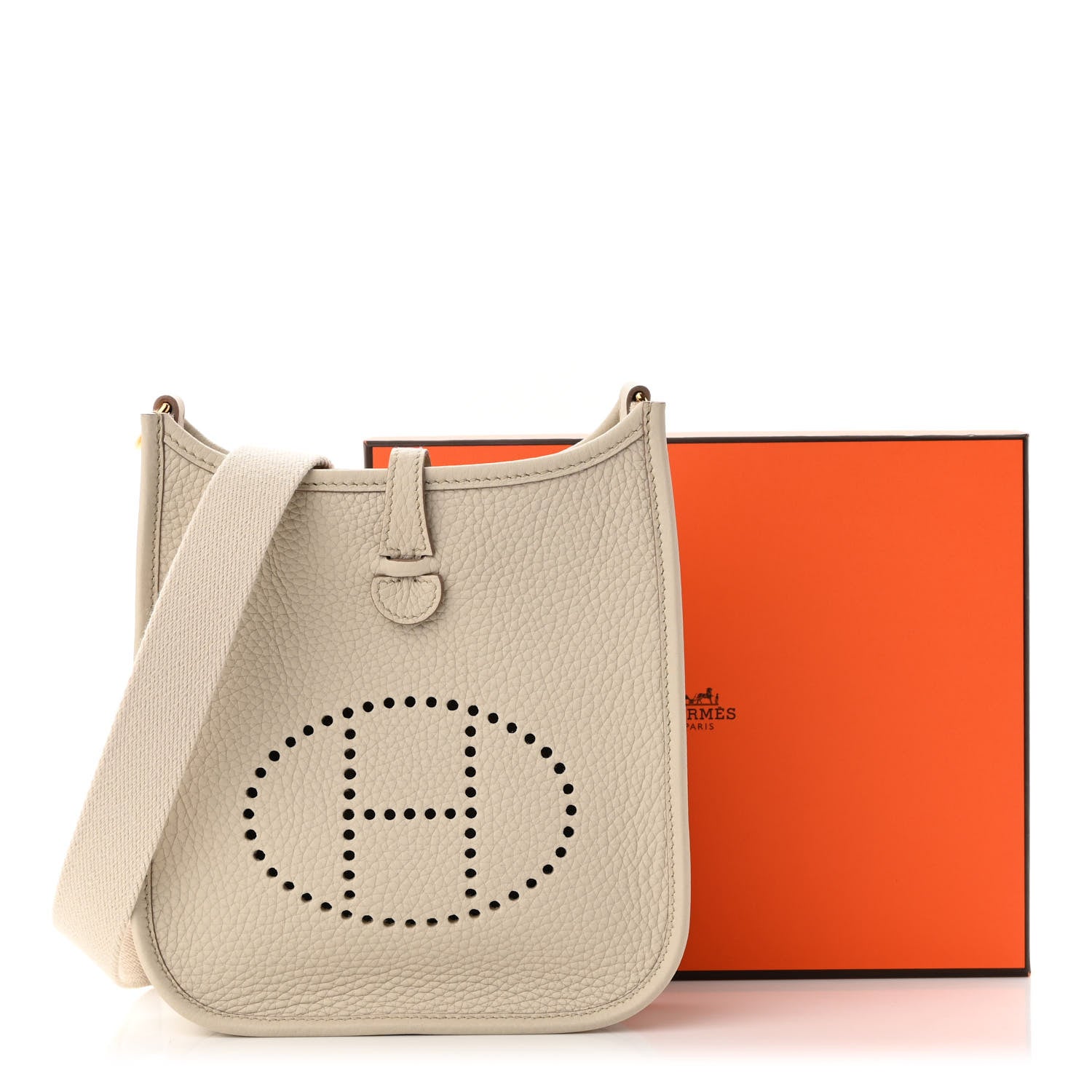Hermes Taurillon Clemence Amazone Evelyne TPM Beton 11 of 11
