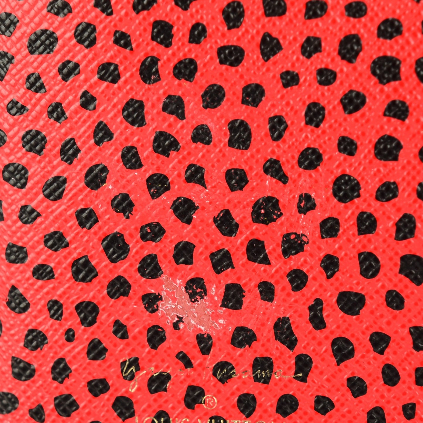 Monogram Kusama Interior Infinity Nets Small Ring Agenda Cover Red