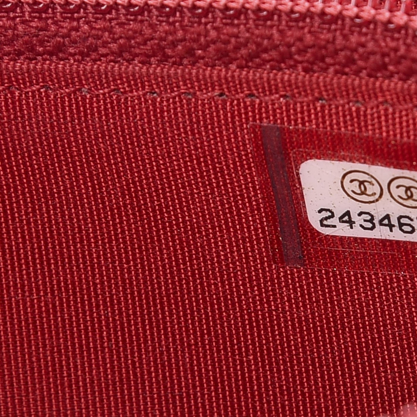 Caviar Quilted Small Boy Zip Around Wallet Dark Red