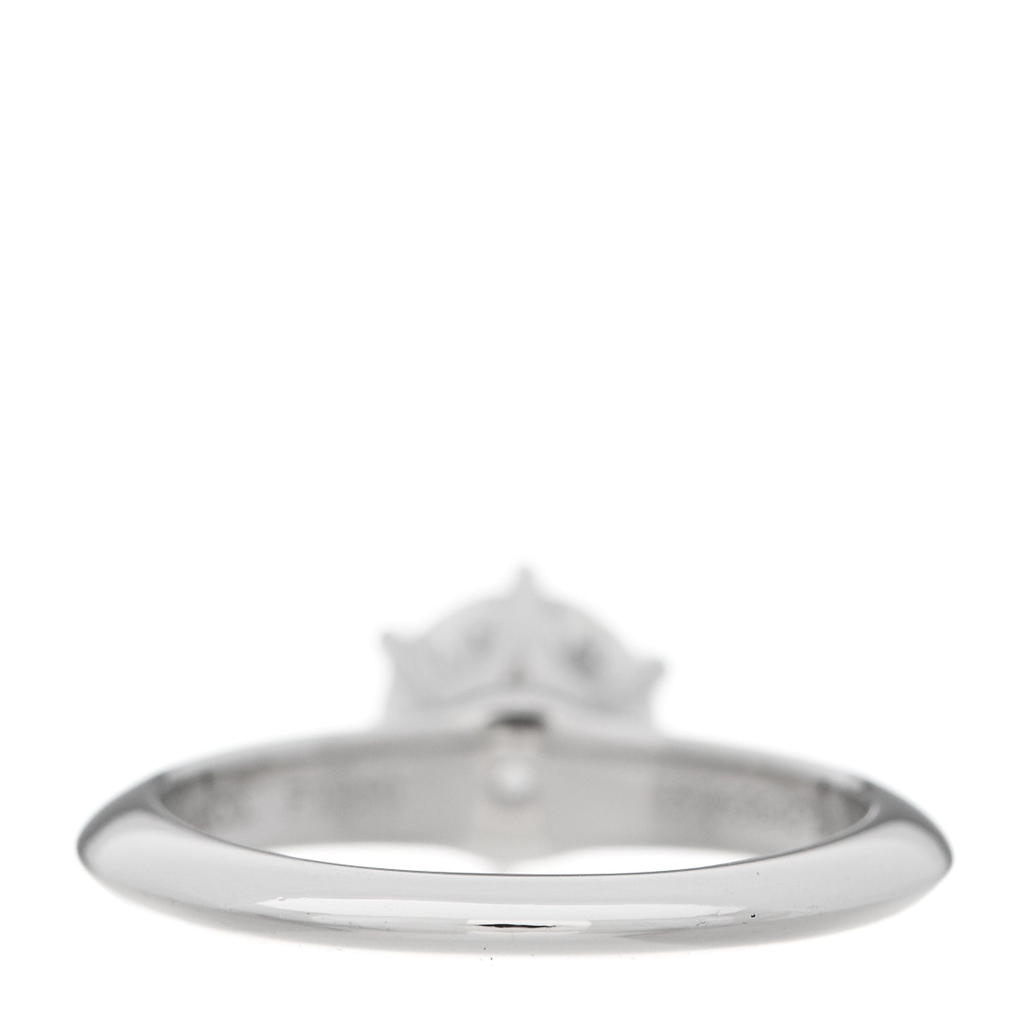 Platinum Diamond 1.37ct Solitaire Engagement Ring 52 6