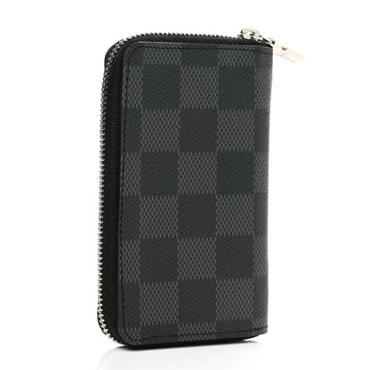 Louis Vuitton Damier Graphite Zippy Coin Purse Vertical 3 of 8