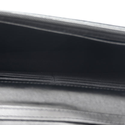 Chanel Lambskin Resin Quilted Wallet On Chain WOC Black 5 of 11