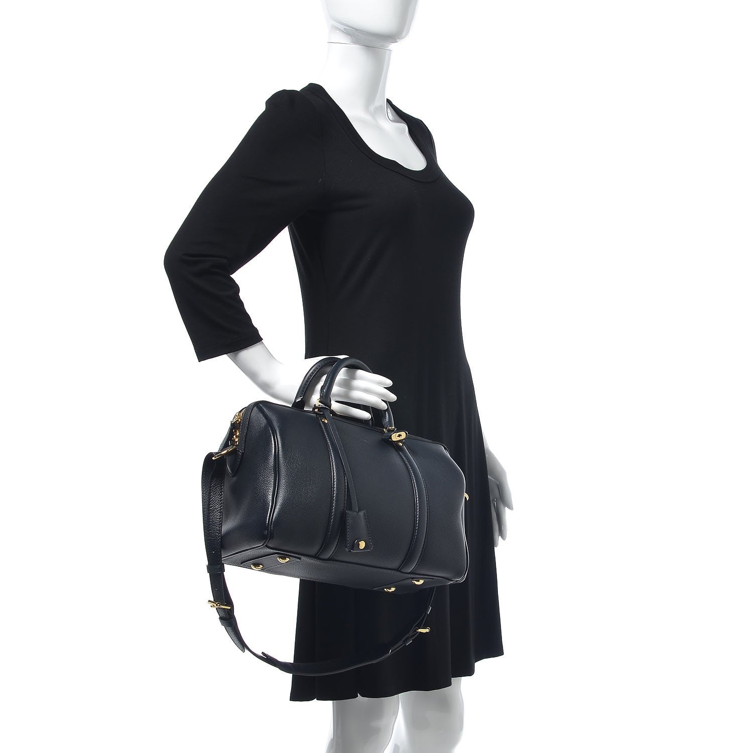 Louis Vuitton Veau Cachemire SC Bag PM Cobalt 2 of 13