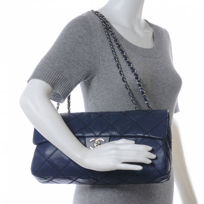 Chanel Calfskin Ultimate Stitch Flap Blue 2 of 7