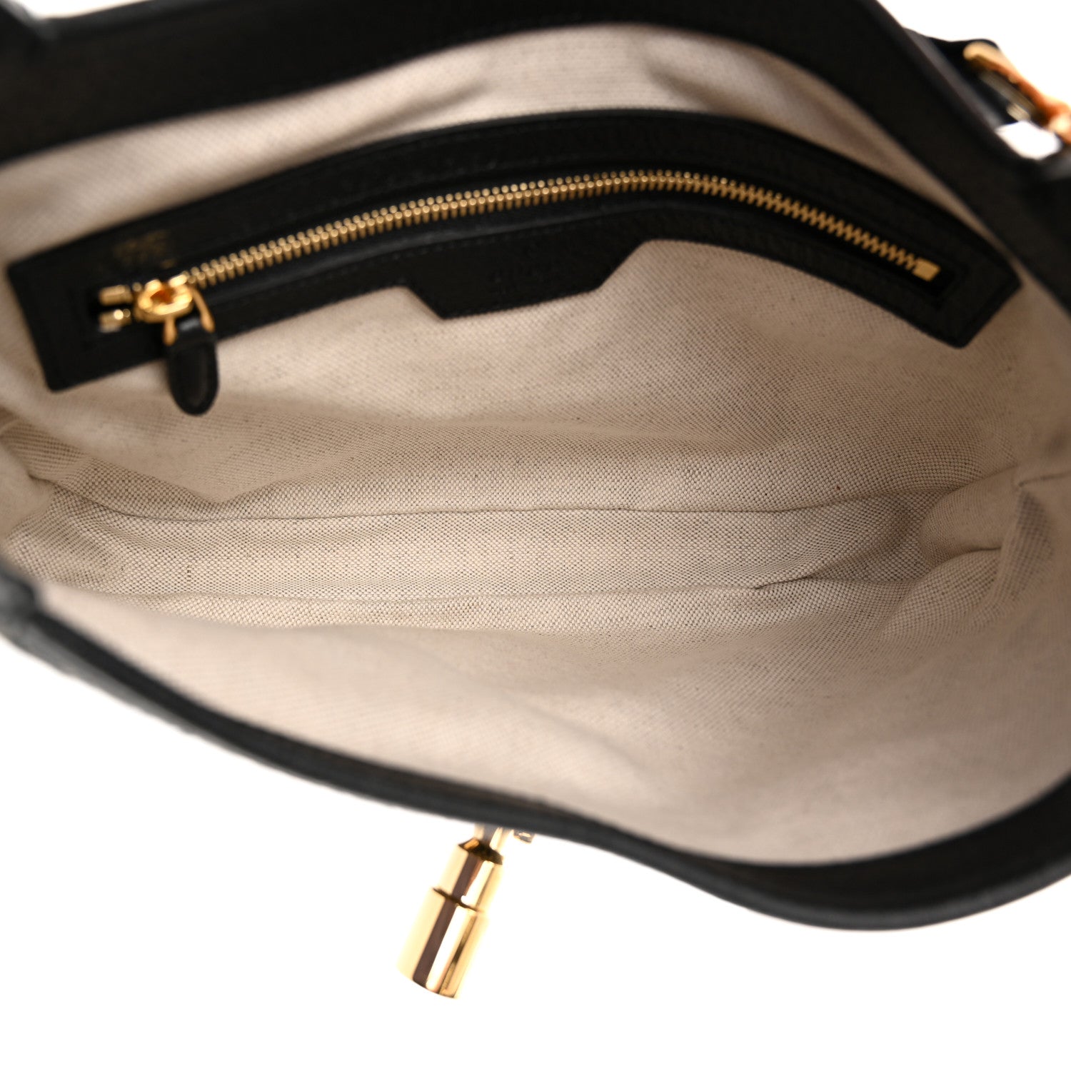 Gucci Jacquard Denim GG Monogram Small Jackie 1961 Hobo Black Ivory 5 of 14