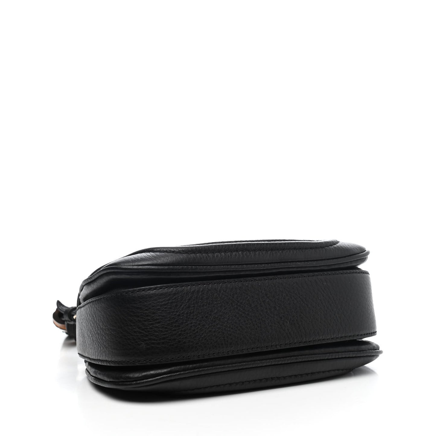 Cellarius Calfskin Small New Bamboo Top Handle Bag Black