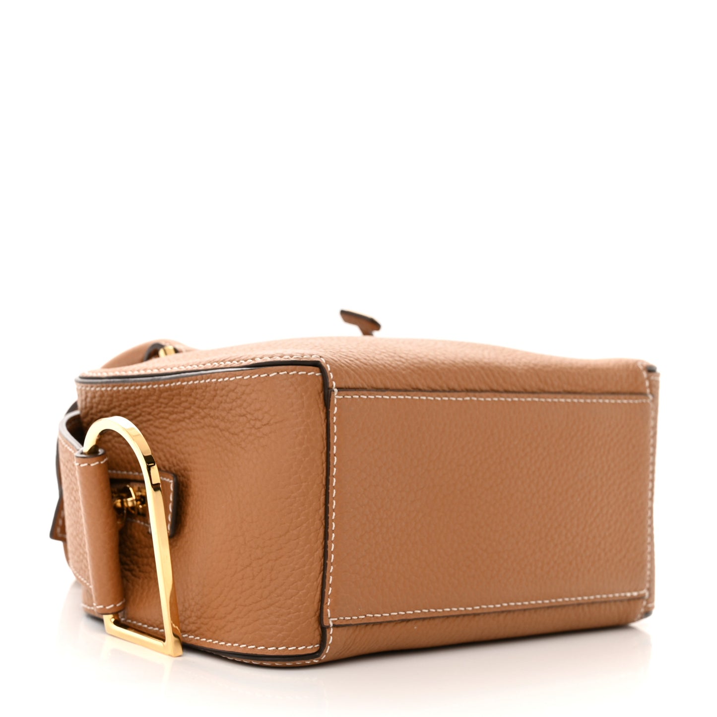 Taurillon Soft Mini Cool Box Satchel Vegetal Ivory