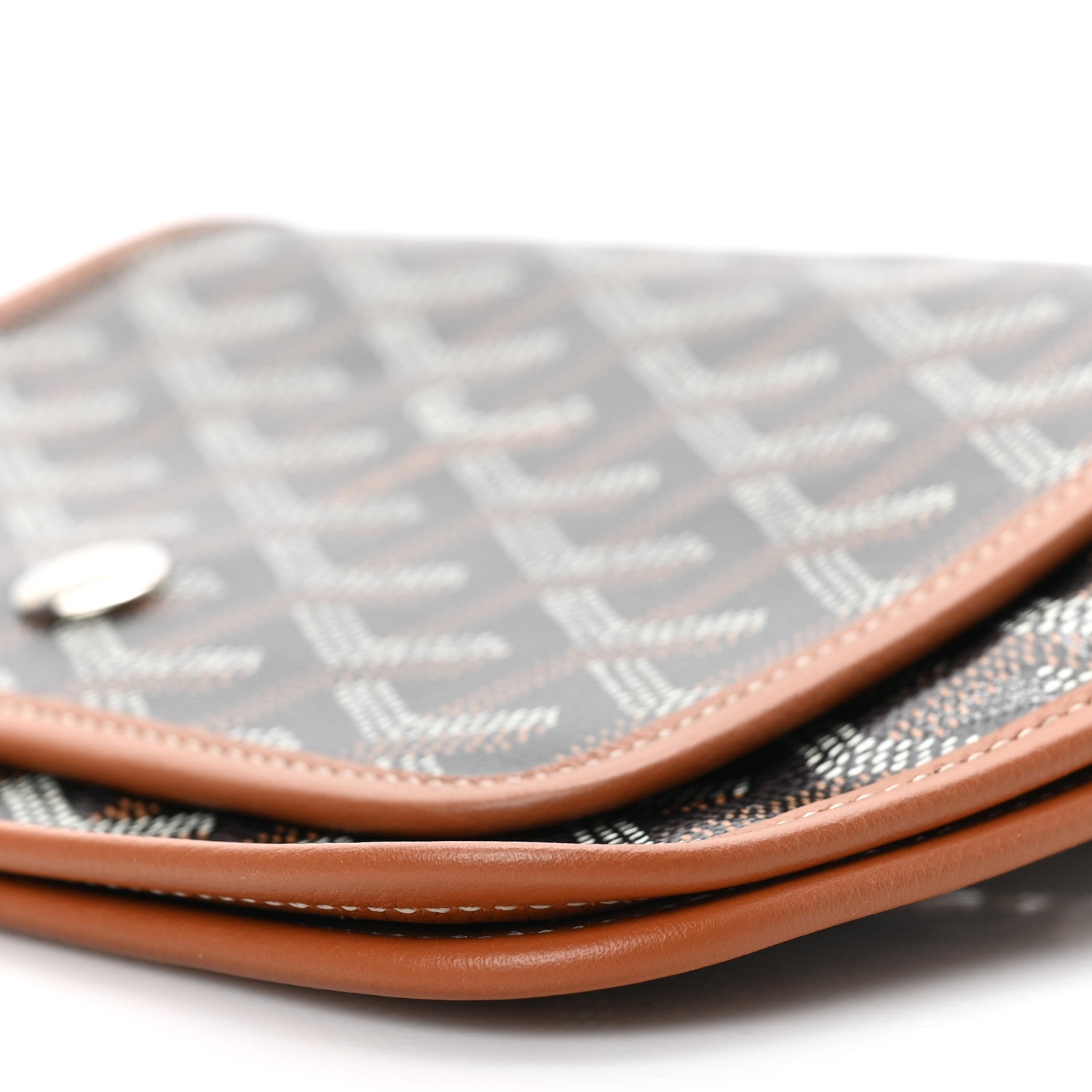Goyard Goyardine Plumet Wallet Clutch Black Gold 8 of 8
