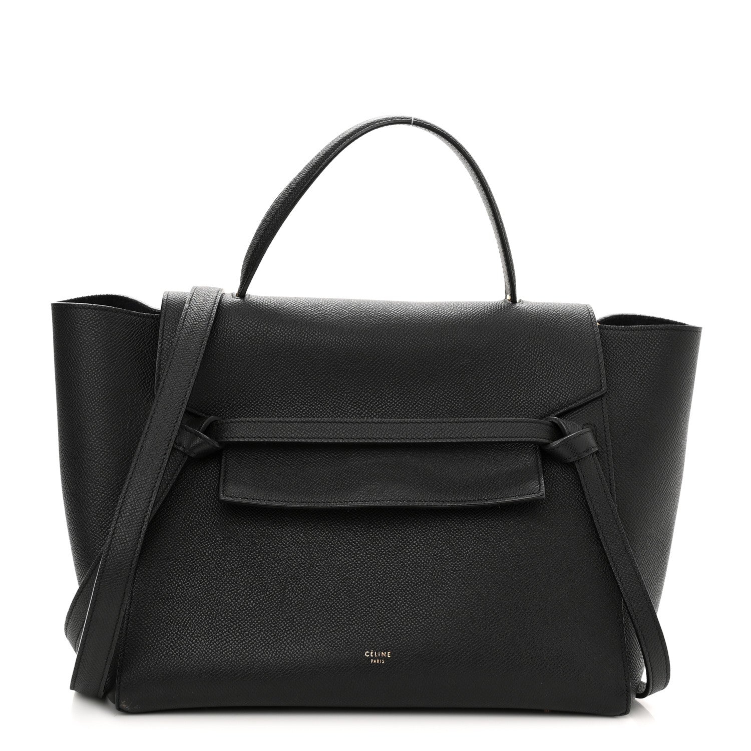 Celine Grained Calfskin Mini Belt Bag Black 1 of 15