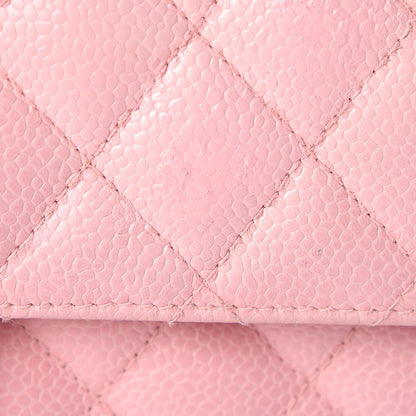 Chanel Caviar Quilted Medium Double Flap Pink 9 of 11
