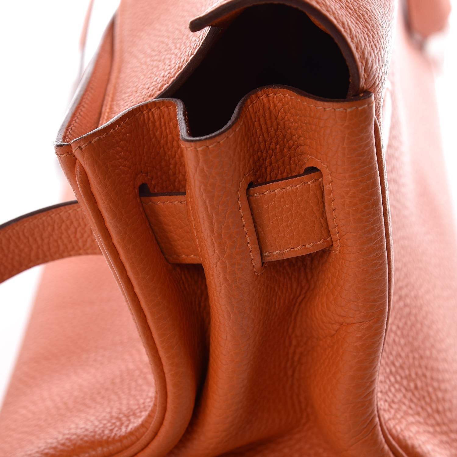 Hermes Togo Shoulder Kelly 40 Orange 9 of 24