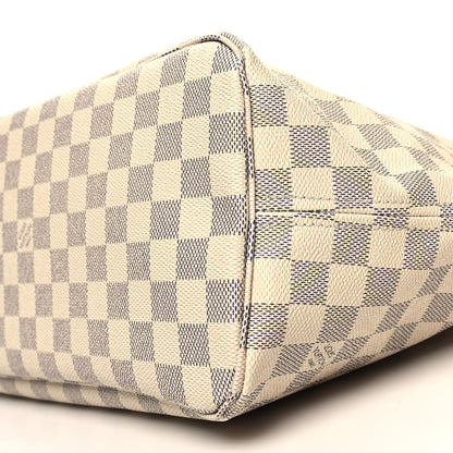Louis Vuitton Damier Azur Neo Neverfull MM Rose Ballerine 11 of 11