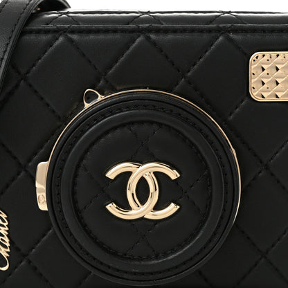 Chanel Lambskin Quilted Coco Click Bag Black 8 of 10