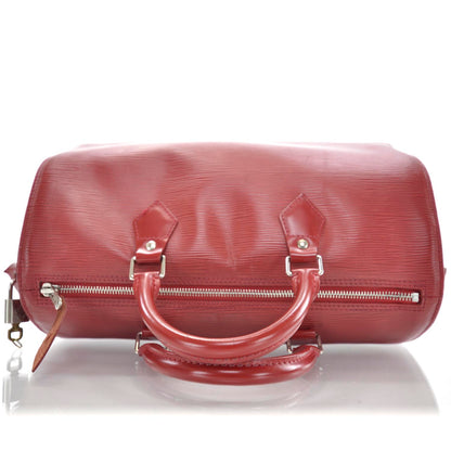 Louis Vuitton Epi Speedy 30 Red 5 of 9