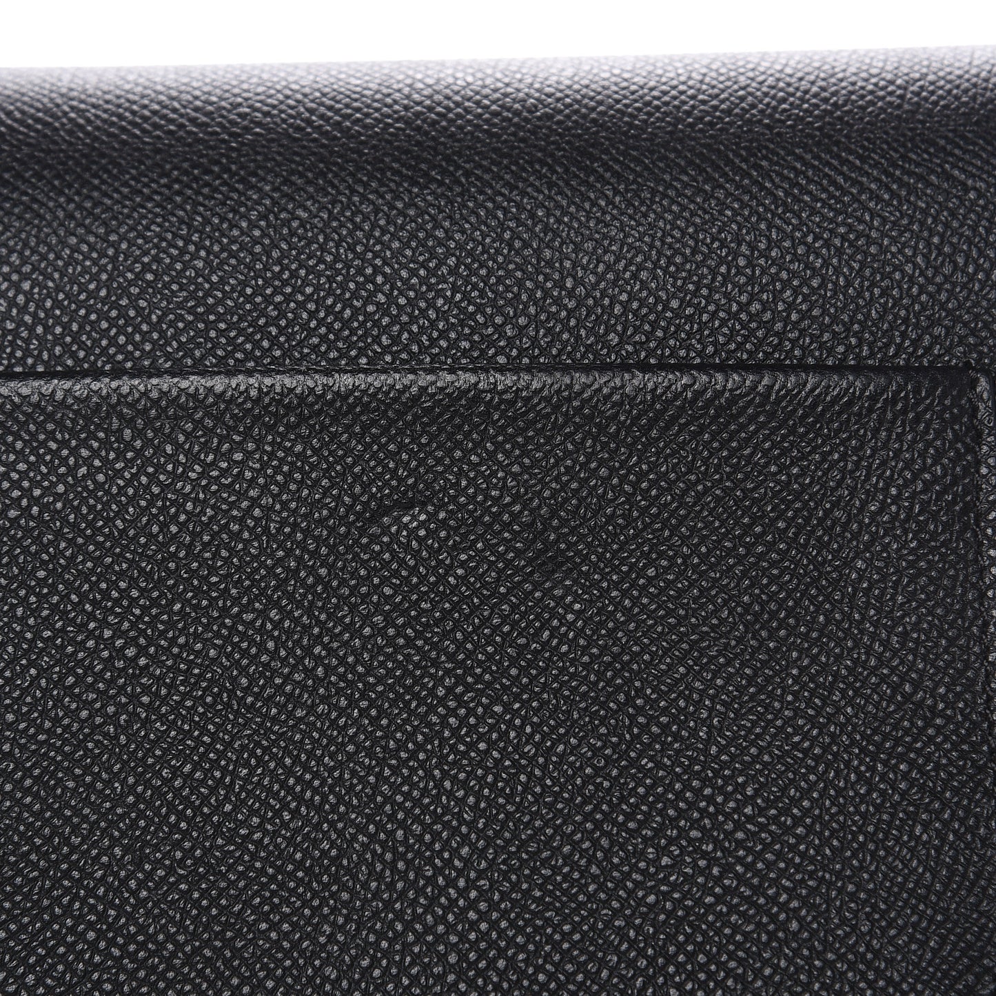 Grained Calfskin Small Trotteur Black