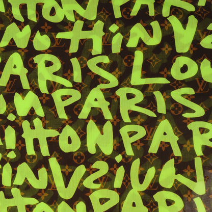 Louis Vuitton Cotton Graffiti Green 3 of 5