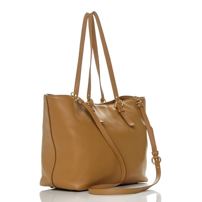 Miu Miu Vitello Daino Tote Naturale 4 of 7
