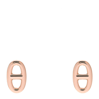 Hermes 18K Rose Gold TPM Farandole Stud Earrings 1 of 6