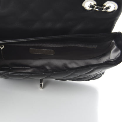 Chanel Lambskin Quilted Medium Coco Rain Flap Black 7 of 12