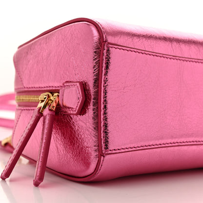Givenchy Laminated Lambskin Micro Antigona Cube Bag Raspberry 8 of 12