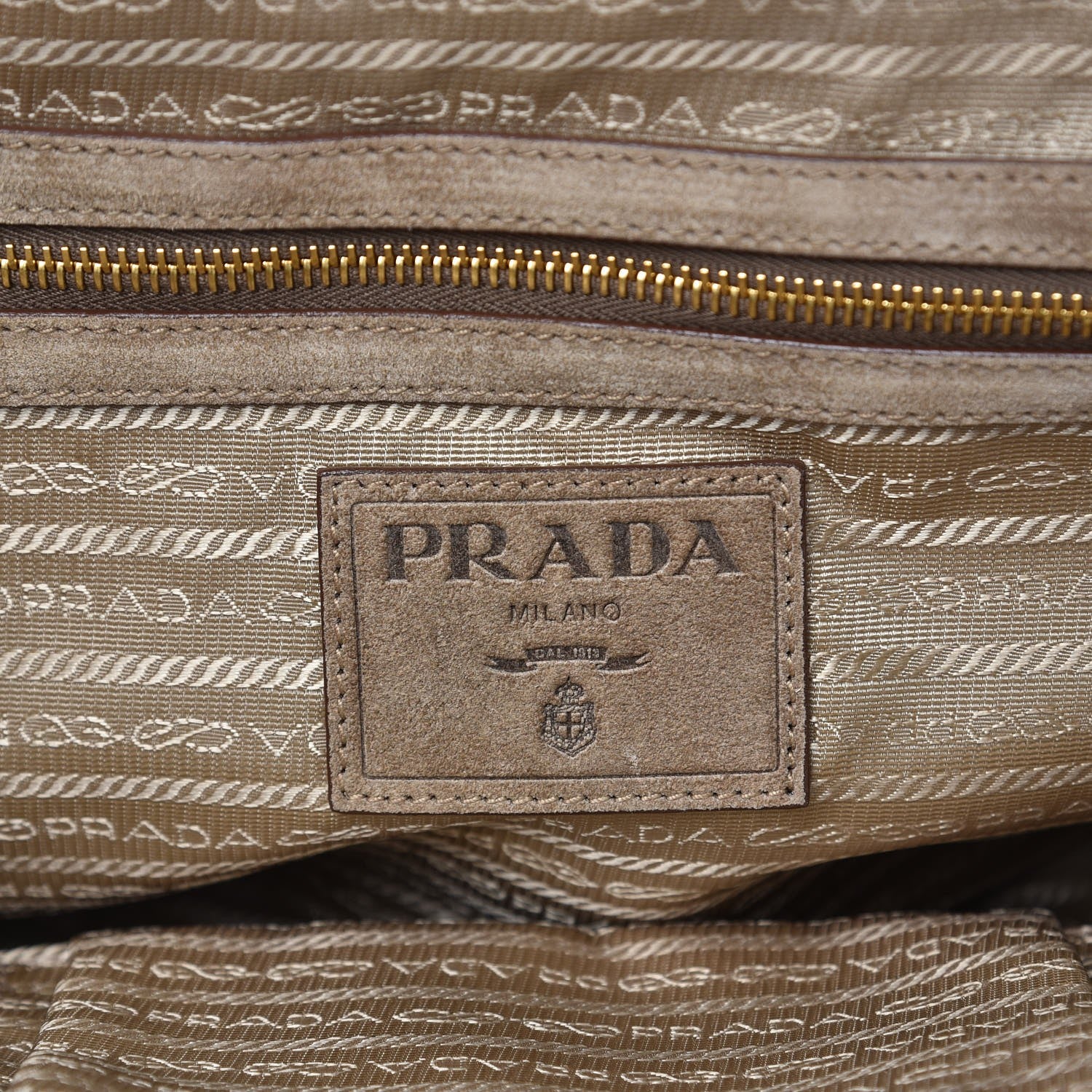 Prada Suede Scamosciato Shoulder Bag 6 of 14