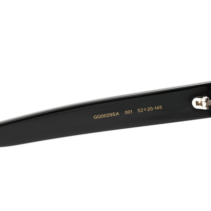 Gucci Acetate Square Frame Sunglasses GG0029SA Black 6 of 7