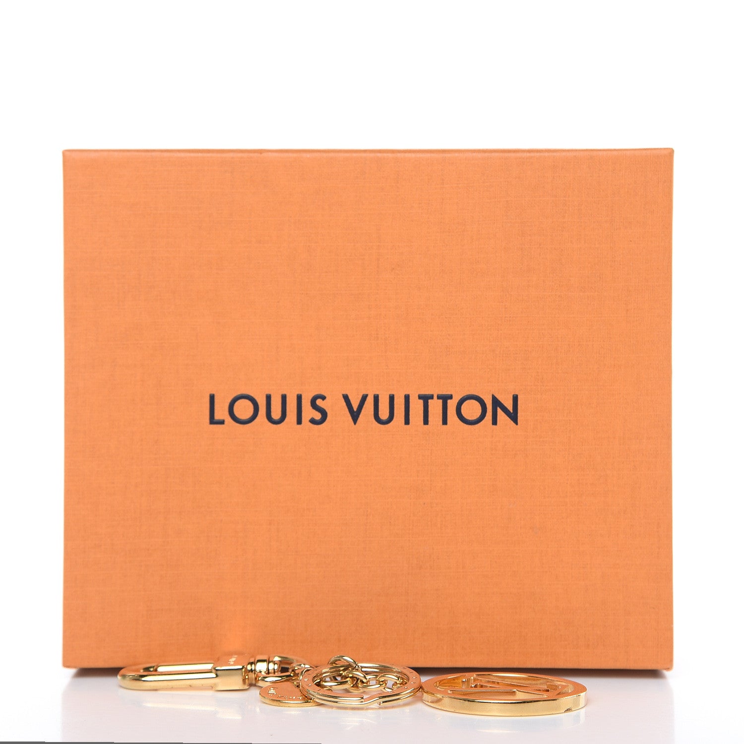 Louis Vuitton LV Circle Bag Charm Key Holder Gold 4 of 4