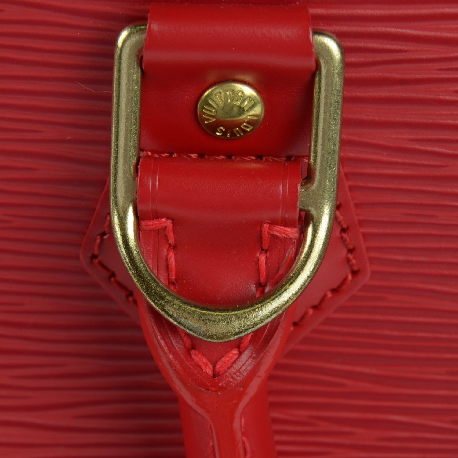 Louis Vuitton Epi Alma MM Carmine 9 of 9